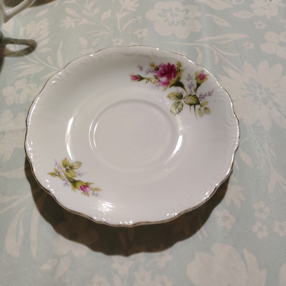 Rose Teacup and Saucer Set - Japan - Picture 13 of 14